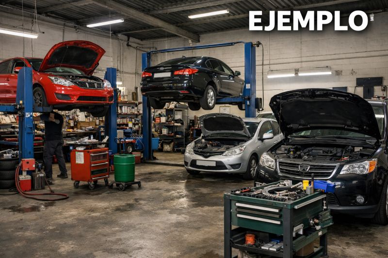 EJEMPLO | Taller mecánico de coches en traspaso – Negocio funcionando y con clientela fija