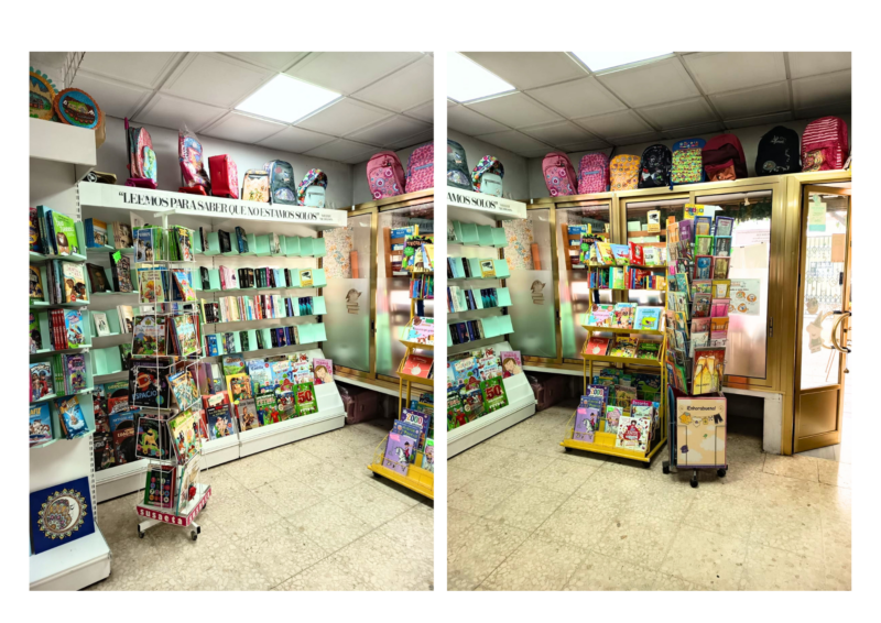 TRASPASO LIBRERÍA-PAPELERÍA | Más de 40 años | Clientela fija | Alquiler 500 €
